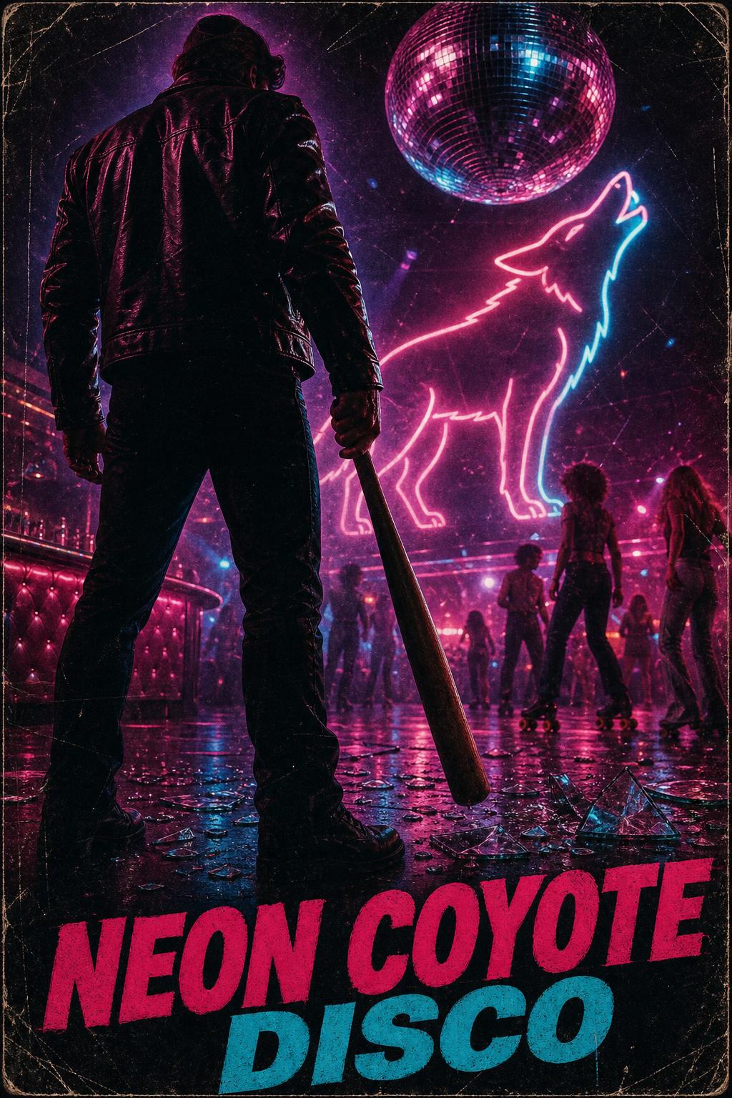 Neon Coyote Disco poster